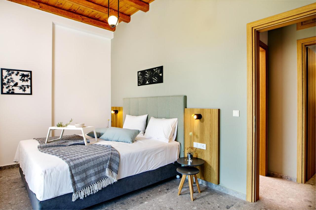 Almond Cottage With A Sea View Above Plakiás Exterior foto