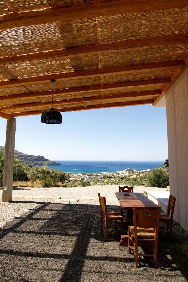 Almond Cottage With A Sea View Above Plakiás Exterior foto