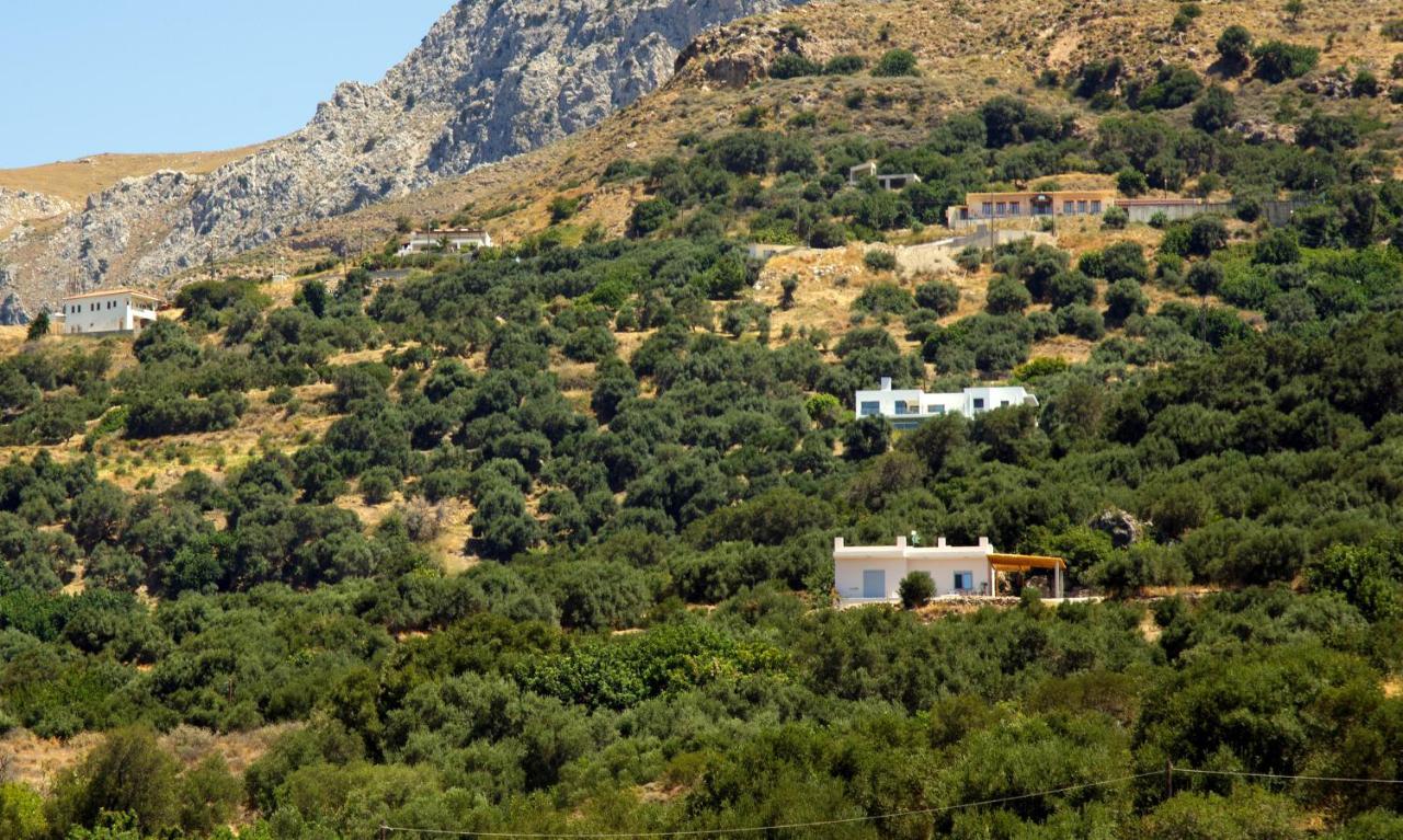 Almond Cottage With A Sea View Above Plakiás Exterior foto